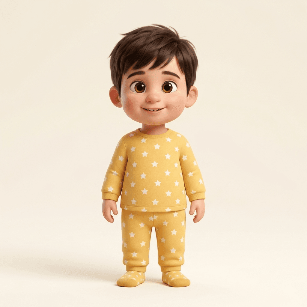Nael, personnage illustré en style Studio 3D