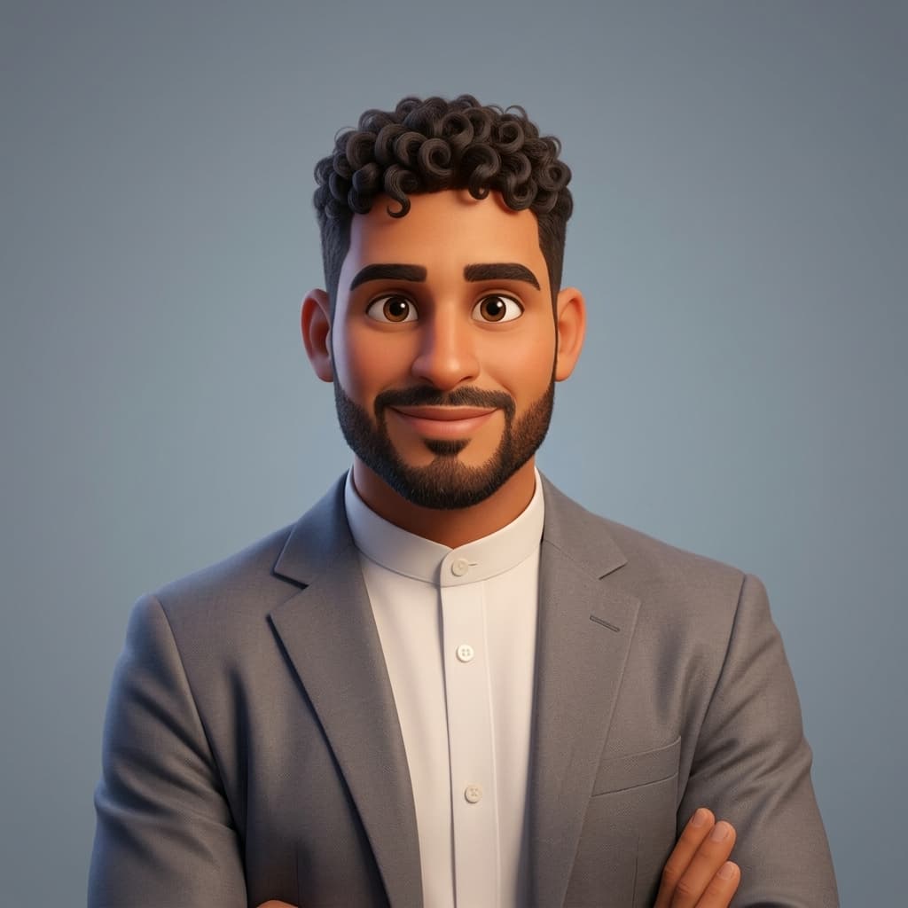 Papa, personnage illustré en style Studio 3D